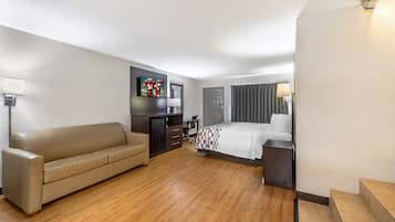 Suite, 1 trĂšs grand lit, fumeur, bain Ă remous