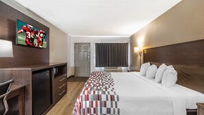 Deluxe kamer, 1 kingsize bed, roken | Een bureau, een laptopwerkplek, verduisterende gordijnen