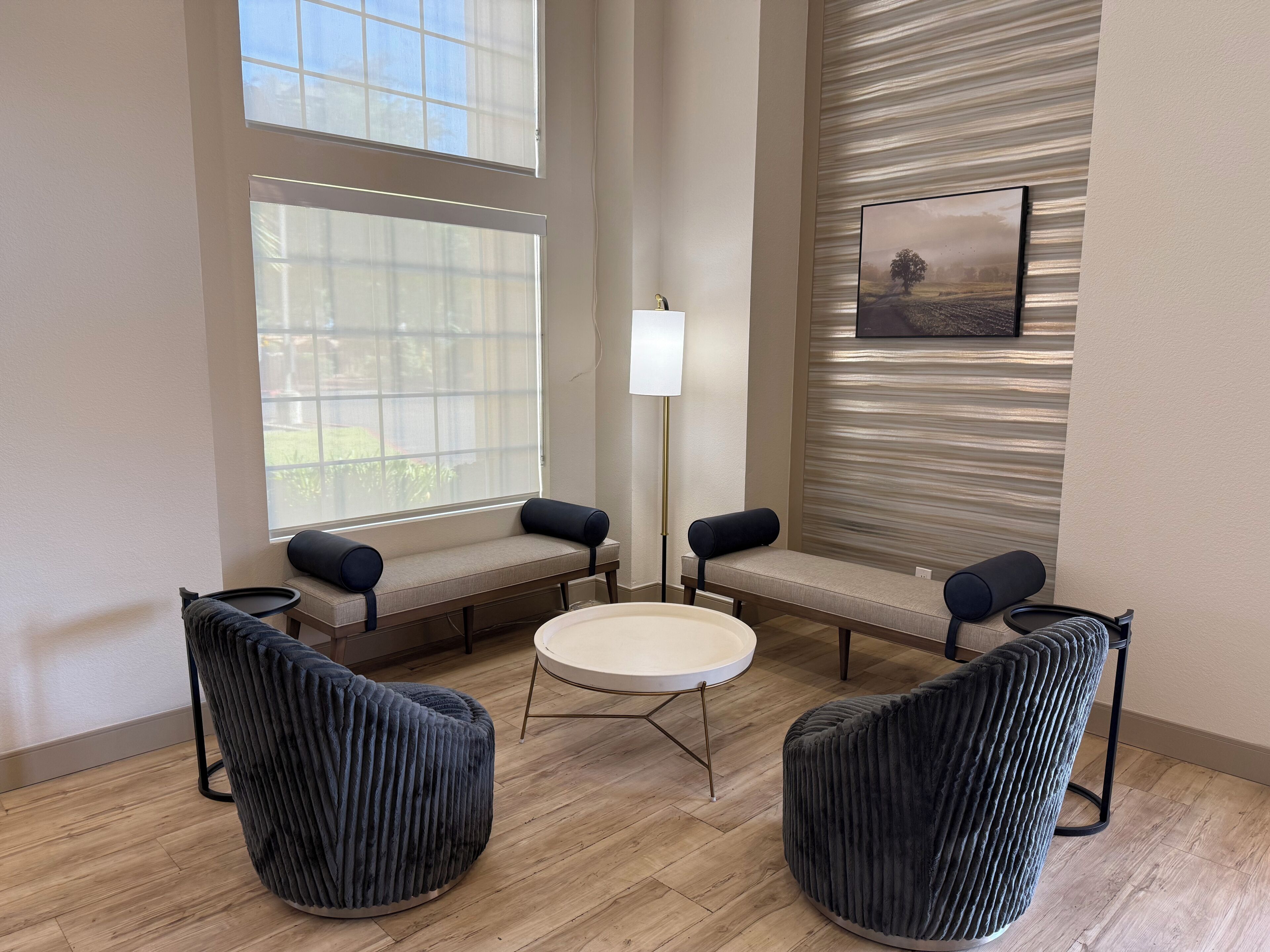 Lobby sitting area