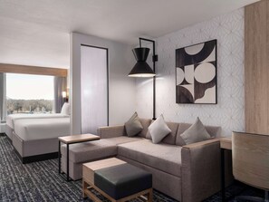 Habitación, 2 camas matrimoniales (High floor) | Ropa de cama de alta calidad y edredón