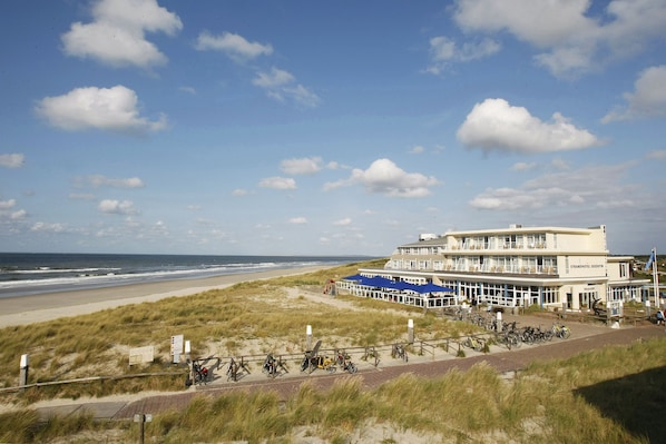 Accommodatie ligt op het strand