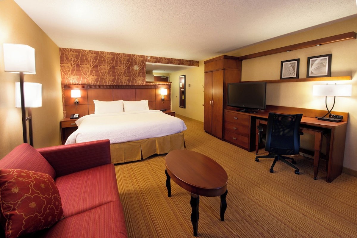 1 Schlafzimmer, Schreibtisch, Verdunkelungsvorhänge