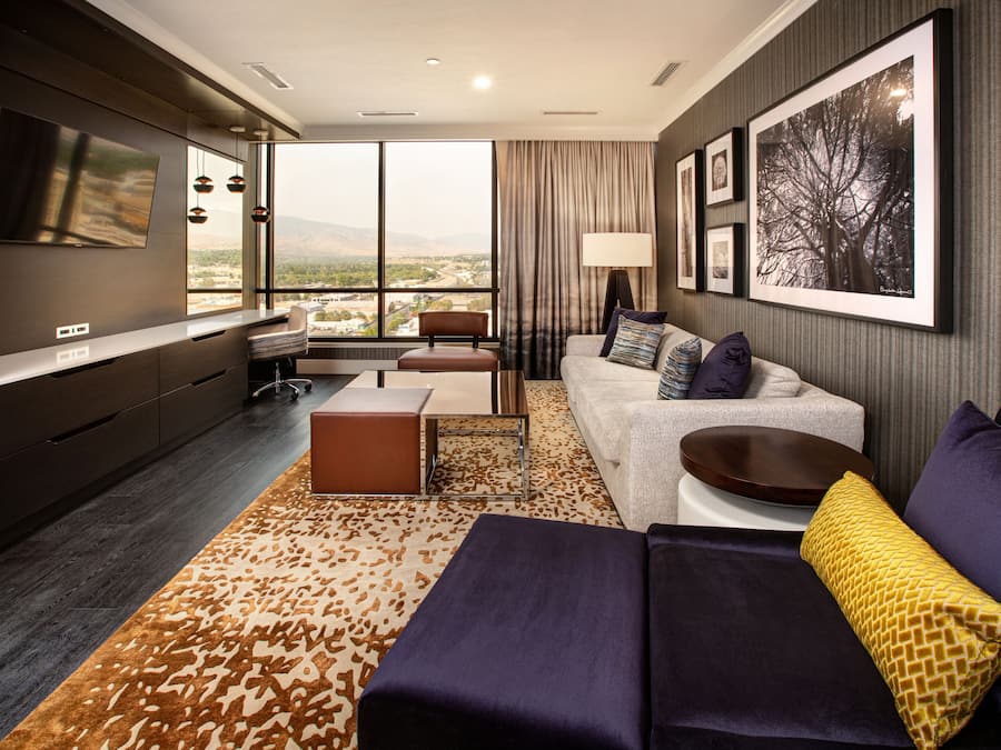 50-inch flat-screen TV with cable channels, TV