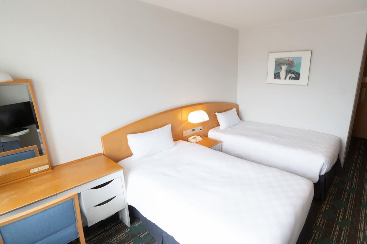Main Tower Twin Room, Non-Smoking (6th-16th floors) | In-room safe, laptop workspace, iron/ironing board, free WiFi