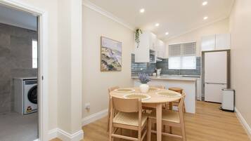 Premium Apartment, 2 Bedrooms | Private kitchen | Fridge, microwave, coffee/tea maker, electric kettle