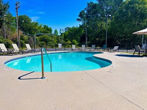 Seasonal outdoor pool