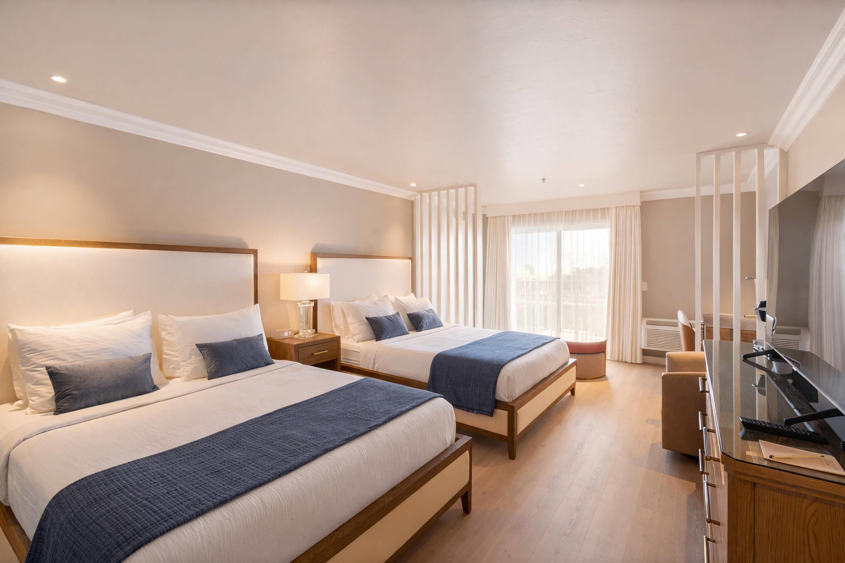 Premium bedding, in-room safe, desk, iron/ironing board