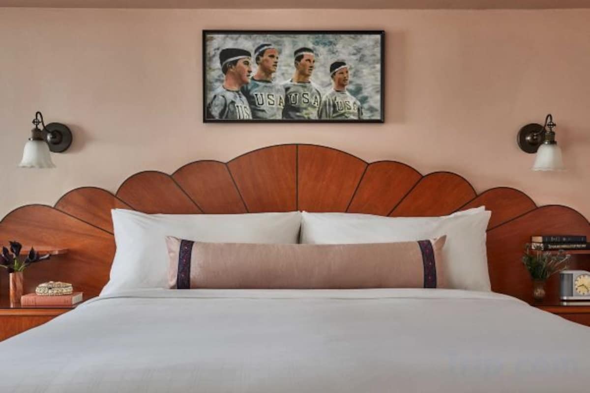 Premium bedding, down duvets, in-room safe, desk