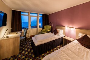 Pillow-top beds, in-room safe, desk, laptop workspace