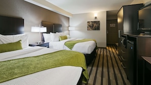 Standard Room, 2 Queen Beds, Non Smoking, Refrigerator & Microwave | Premium bedding, pillowtop beds, desk, blackout drapes