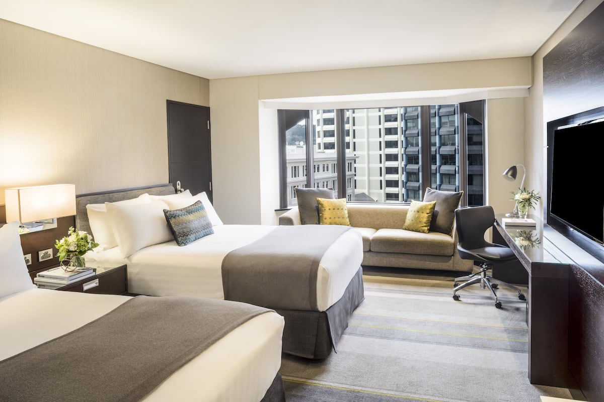 Literie de qualité supérieure, couette en duvet d'oie, minibar