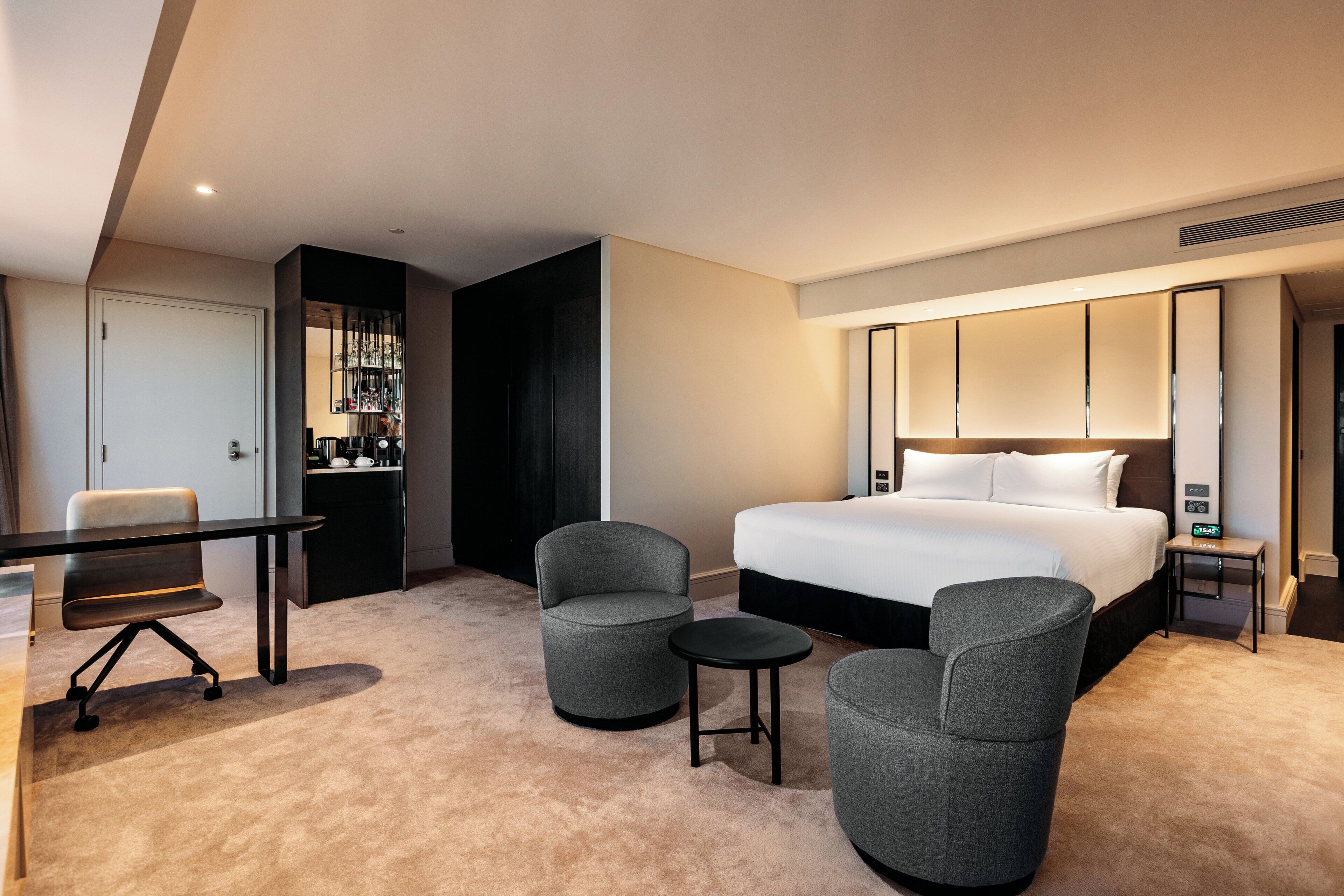 Premium bedding, down duvets, minibar, in-room safe