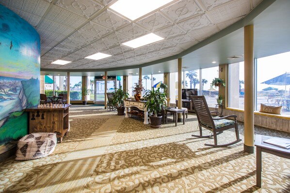 Lobby sitting area