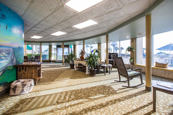 Lobby sitting area