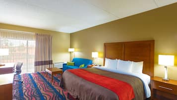 Desk, laptop workspace, iron/ironing board, rollaway beds