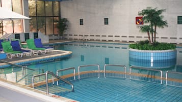 Indoor pool, outdoor pool