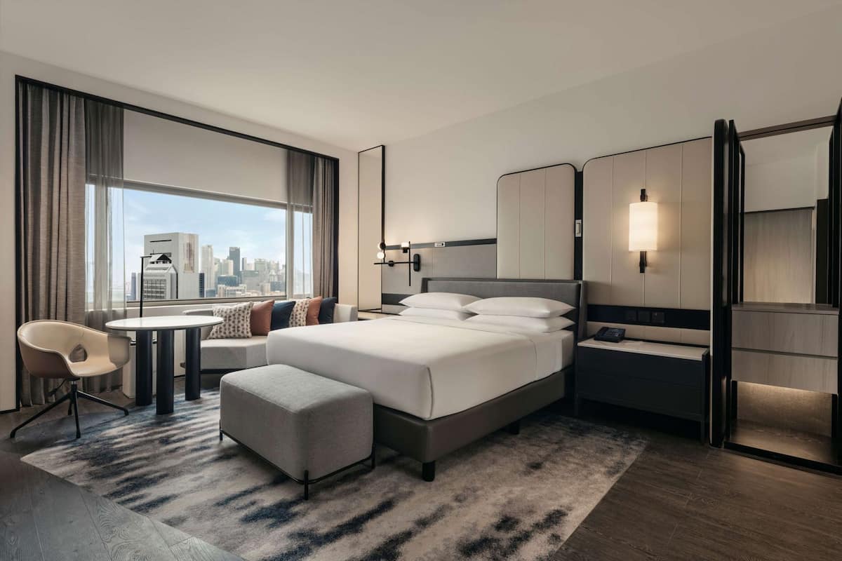 Minibar, in-room safe, desk, laptop workspace