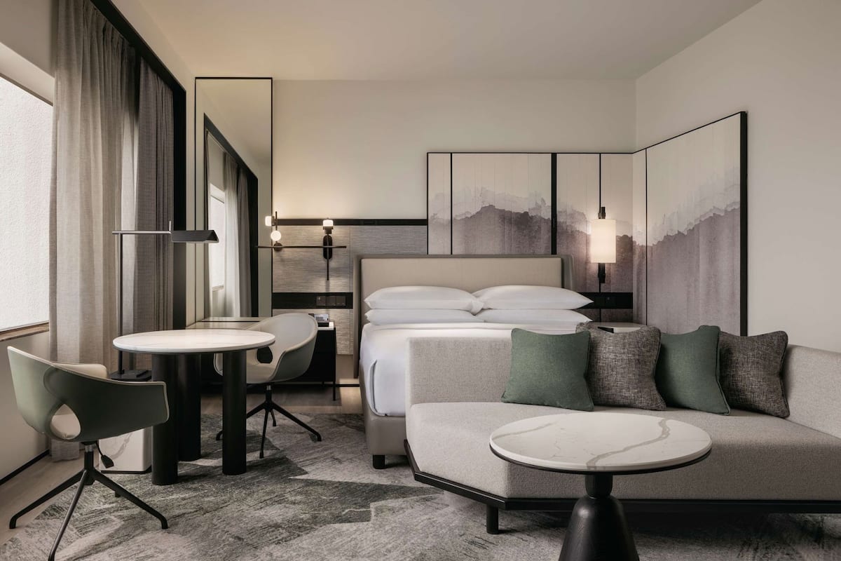 Minibar, in-room safe, desk, laptop workspace