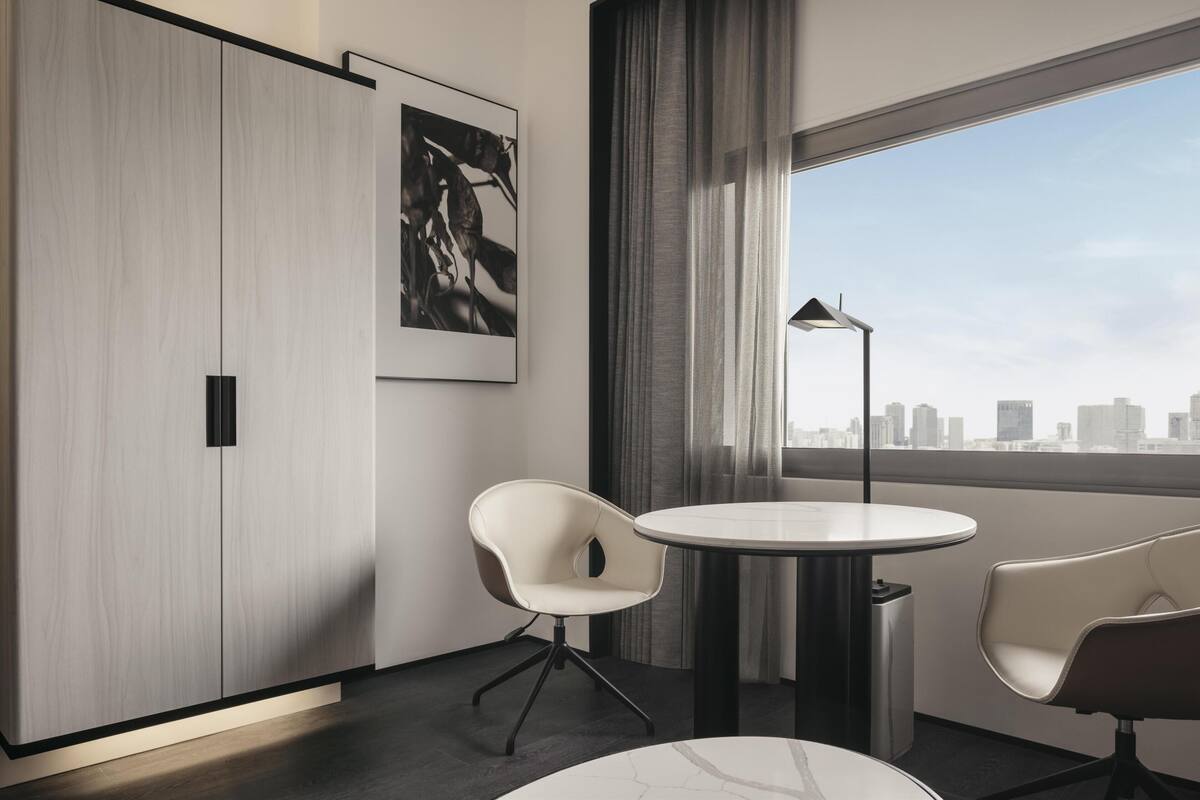 Chambre Panoramique, 2 lits une place | 1 chambre, minibar, coffres-forts dans les chambres, bureau