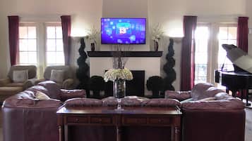 Área de estar no saguão