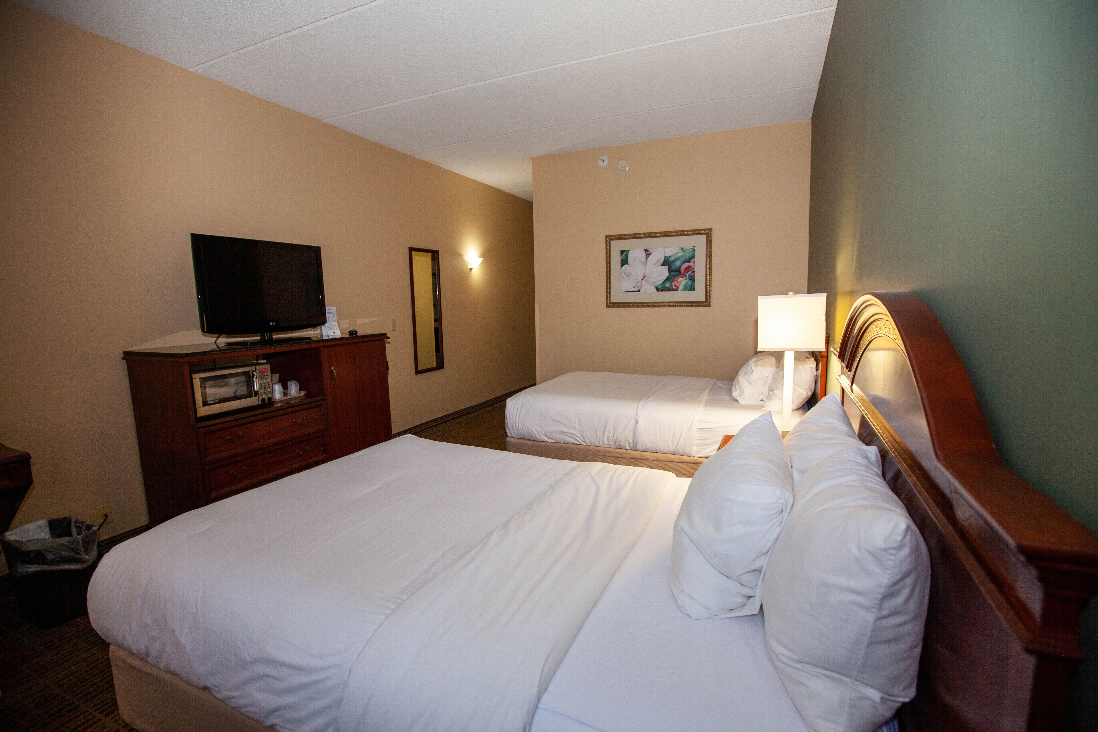 desk, laptop workspace, iron/ironing board, free cots/infant beds