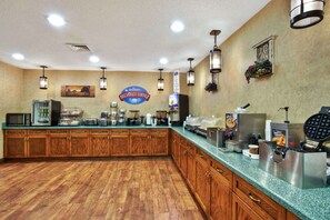 Petit déjeuner à emporter compris tous les jours