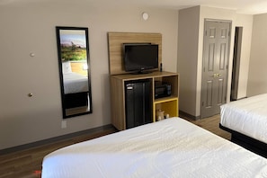 Premium bedding, individually furnished, desk, laptop workspace