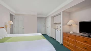 Premium bedding, individually furnished, desk, laptop workspace