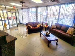 Sitzecke in der Lobby