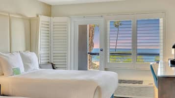 Chambre Deluxe, 2 lits doubles, balcon, vue océan (Ocean View with Two Double Beds, Priv)