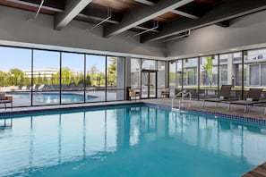 Indoor pool, outdoor pool