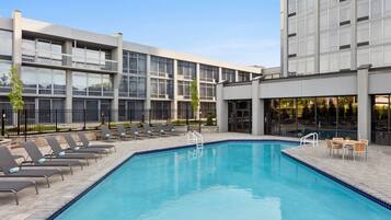 Indoor pool, seasonal outdoor pool