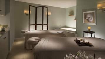Sale per trattamenti di coppia, trattamenti per il corpo, aromaterapia