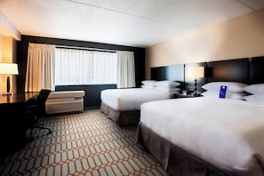 In-room safe, desk, laptop workspace, blackout drapes