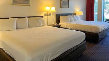 Standard Room, 2 Queen Beds, Non Smoking | Desk, iron/ironing board, free cots/infant beds, free WiFi