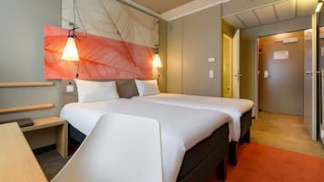 Standard Room, 2 Twin Beds | Premium bedding, pillowtop beds, desk, laptop workspace
