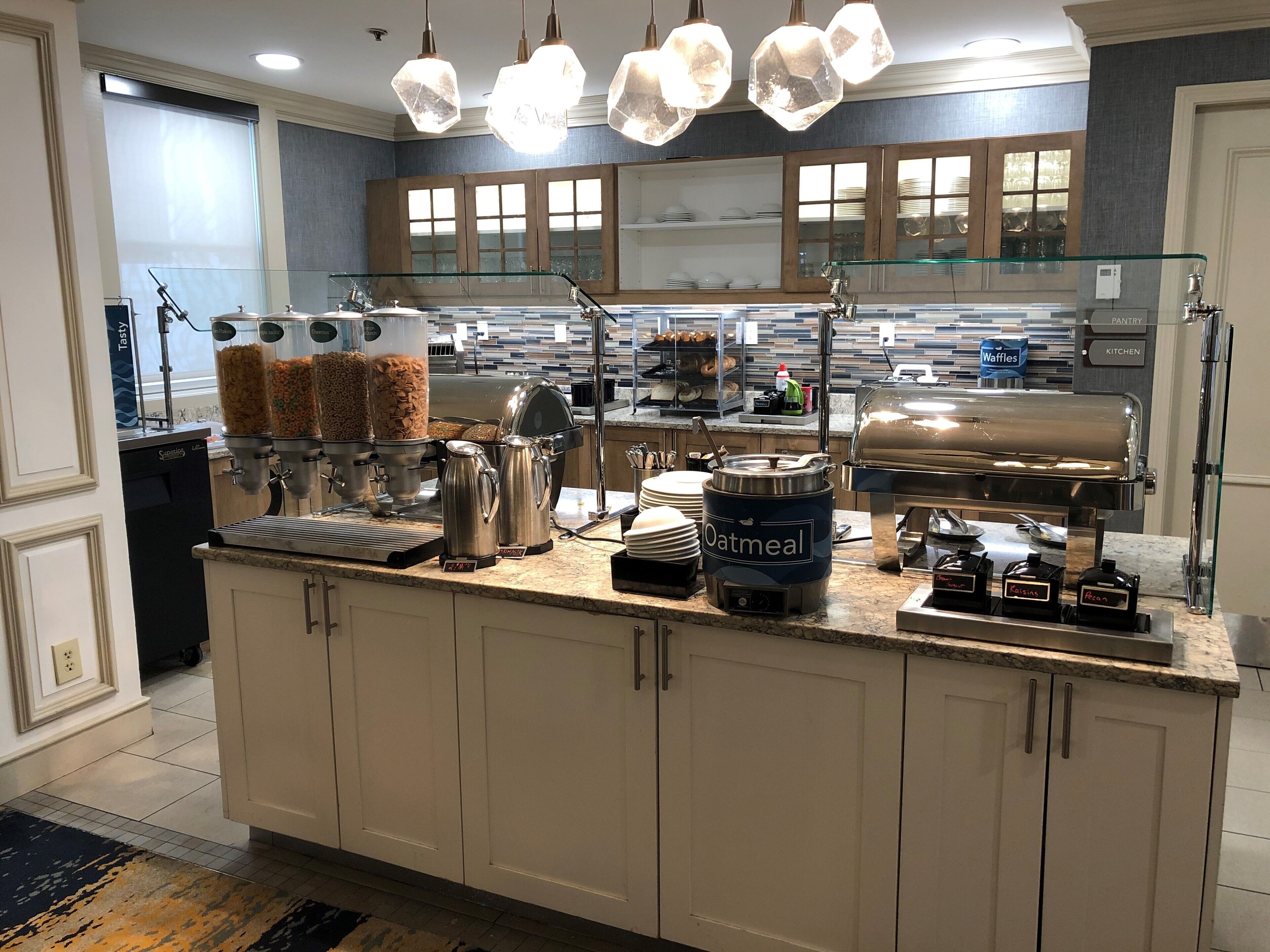 Free daily on-the-go breakfast