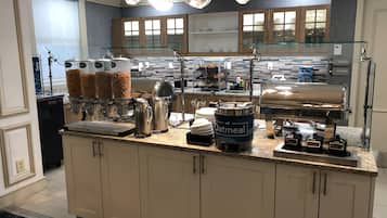 Free daily on-the-go breakfast