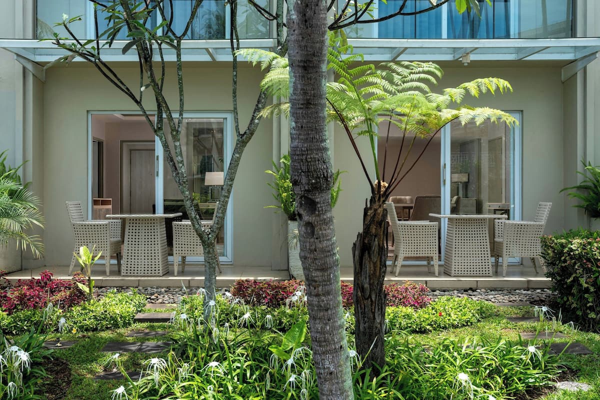 Executive suite, 1 kingsize bed, balkon | Terras