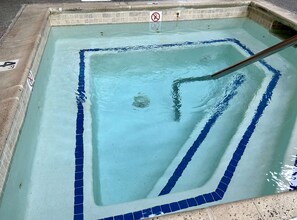 Indoor pool, outdoor pool, open 9:00 AM to 10:00 PM, sun loungers