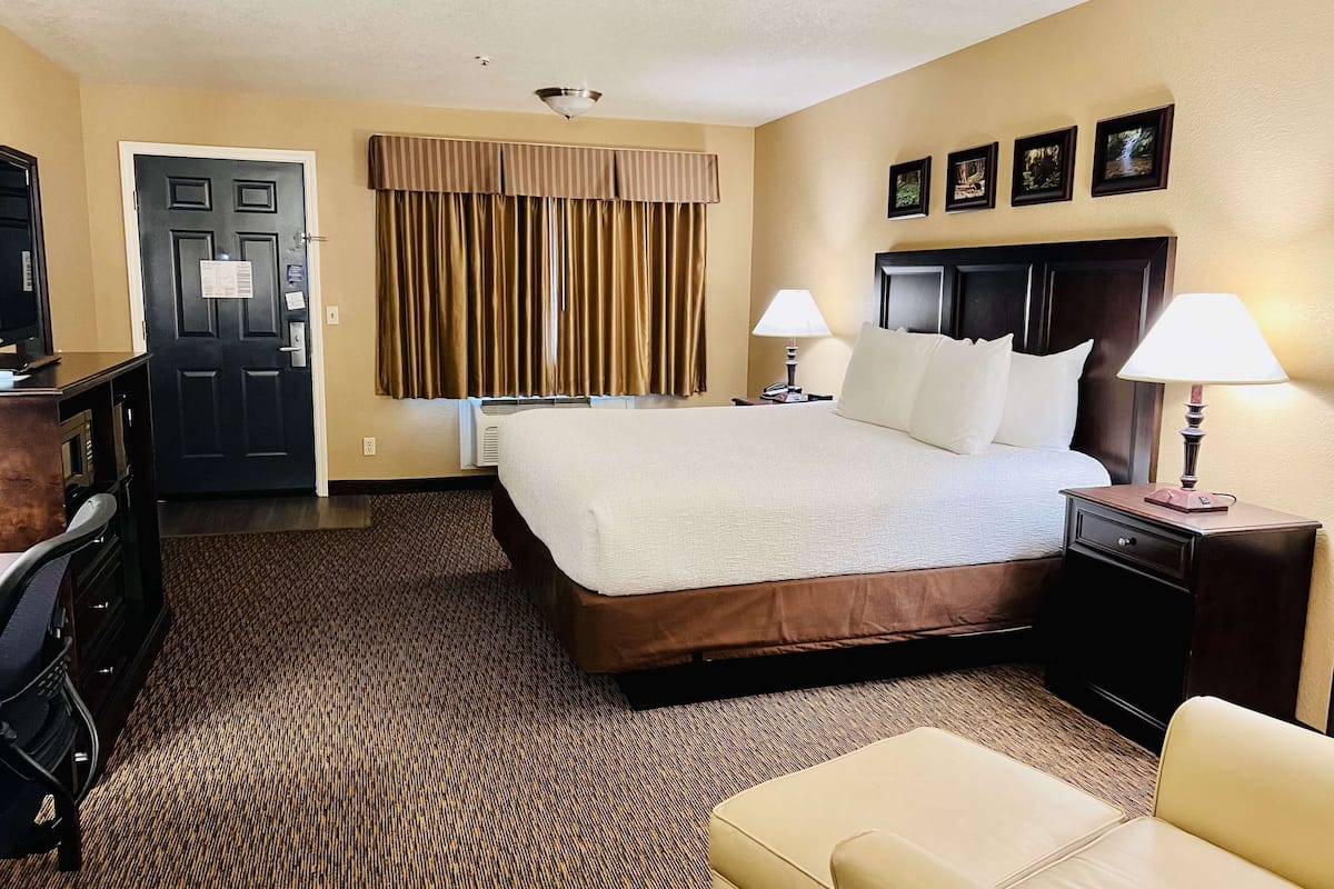 Standard Room, 1 King Bed, Non Smoking, Refrigerator & Microwave