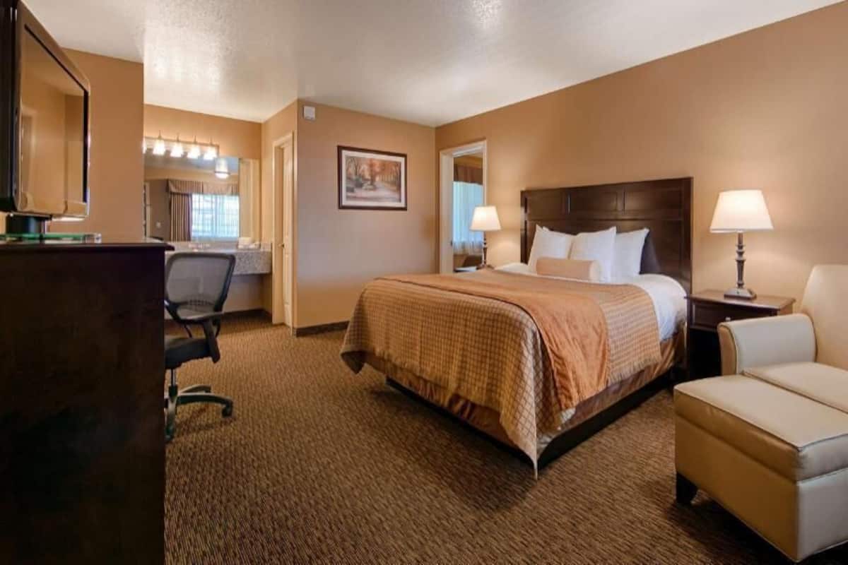 Roba de llit d'alta qualitat i escriptori