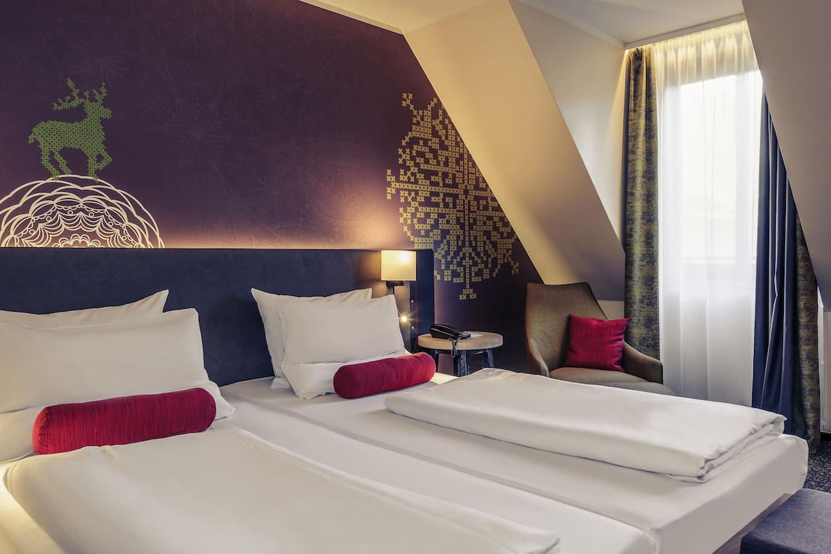 Allergikerbettwaren, kostenlose Minibar, Zimmersafe, Schreibtisch