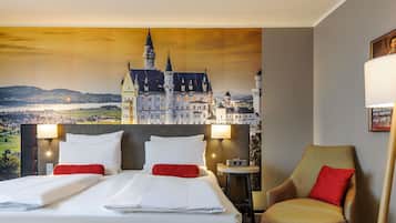 Allergikerbettwaren, kostenlose Minibar, Zimmersafe, Schreibtisch