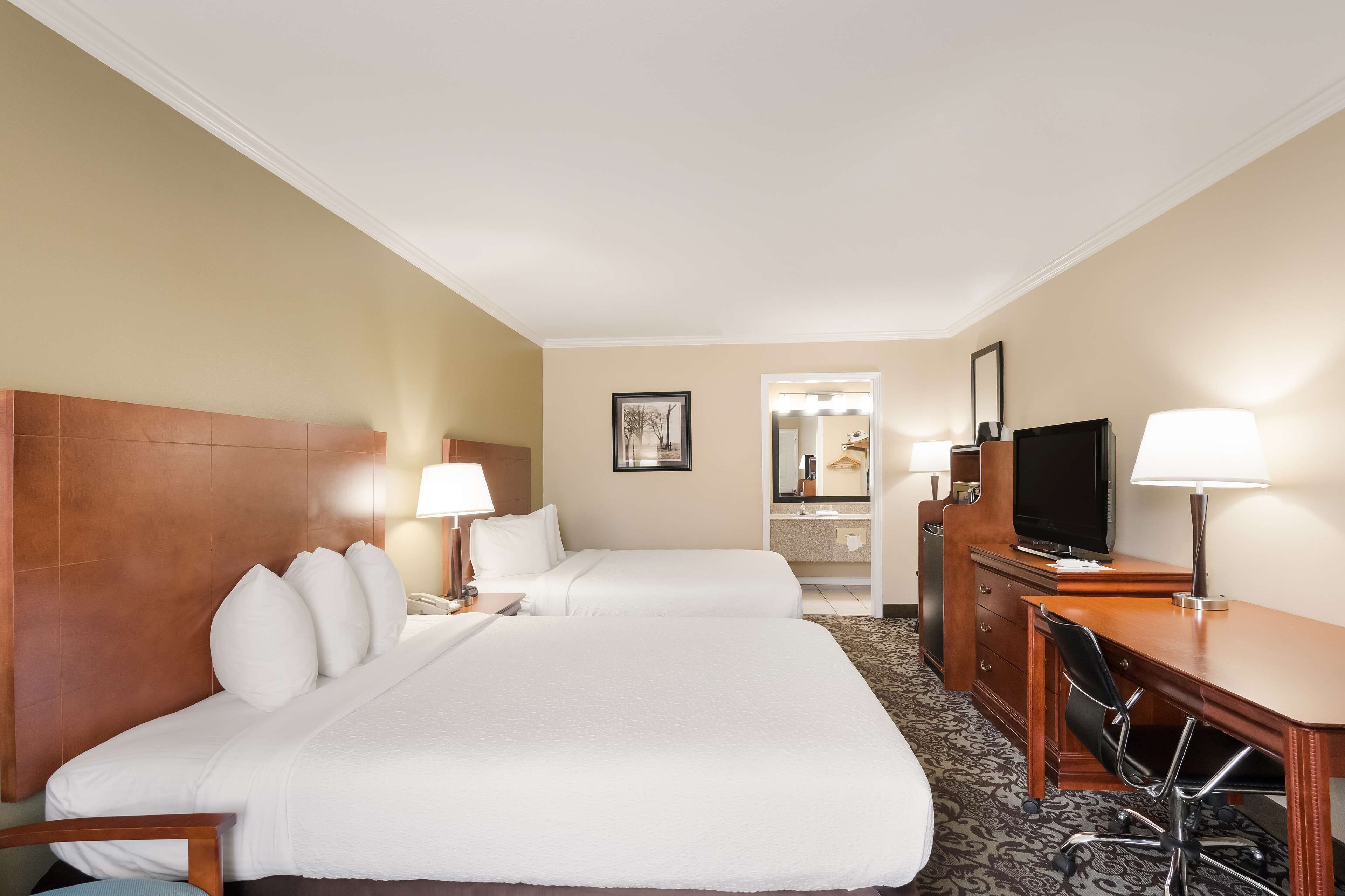 in-room safe, desk, laptop workspace, iron/ironing board