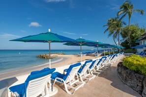 On the beach, white sand, snorkeling, water skiing