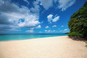 บนชายหาด, ทรายสีขาว, การดําน้ำสน็อกเกิล, สกีน้ำ