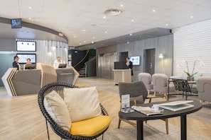 Sitteområde i lobbyen