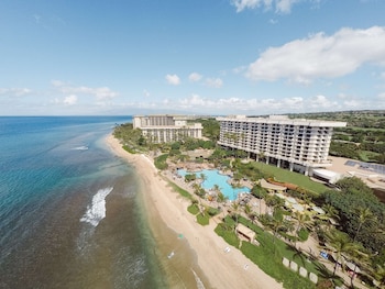 On the beach, beach towels at Hyatt Regency Maui Resort & Spa