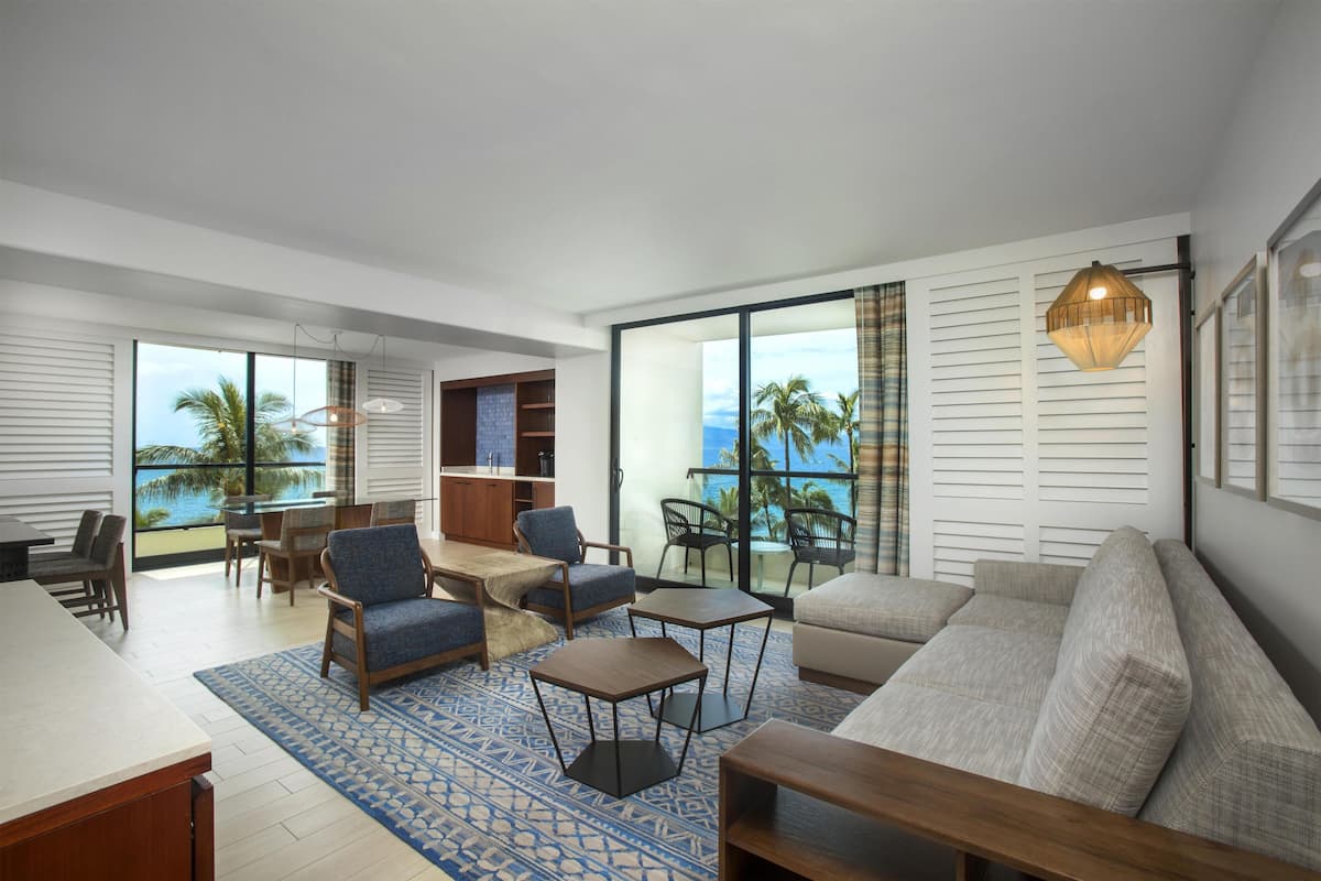 Suite – deluxe (Ocean) | Sengetøy av topp kvalitet, safe på rommet og skrivebord